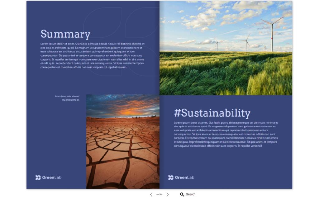 Climate Report Template by Dot.vu