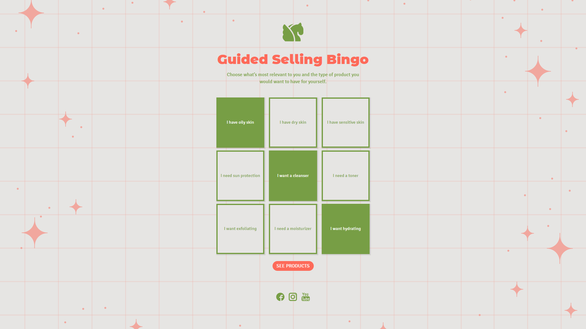 Guided Selling Bingo