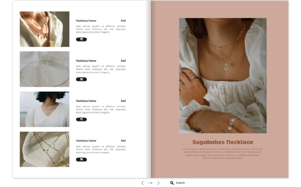 Jewelry Catalog Template magazine layout examples by Dot.vu