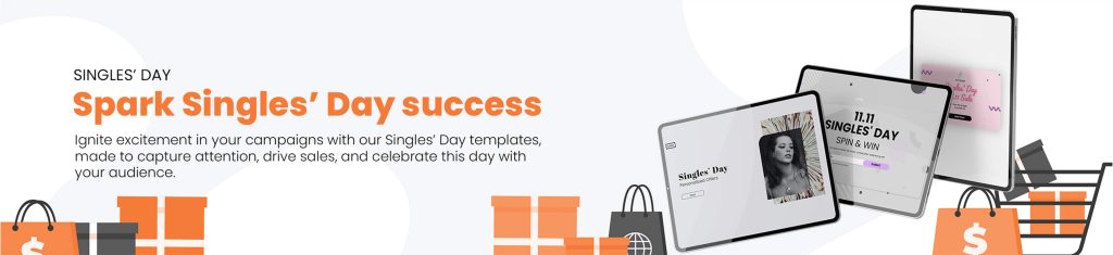 singles' day marketing templates