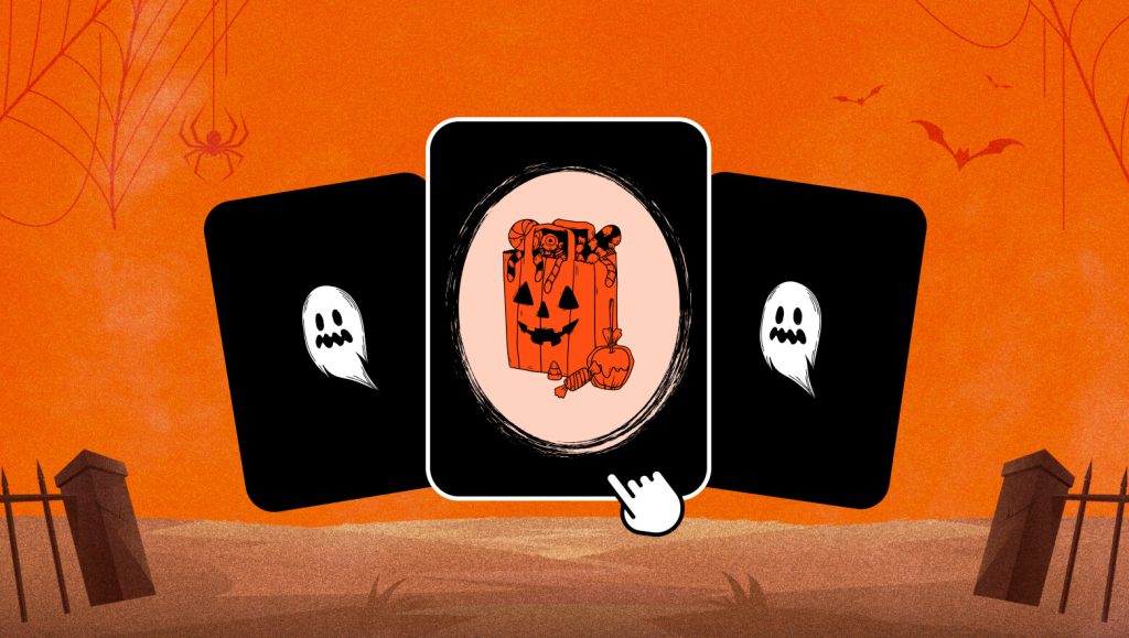 Gamification: one of the best Halloween marketing ideas for this year. Try this Click and Win game to engage your customers