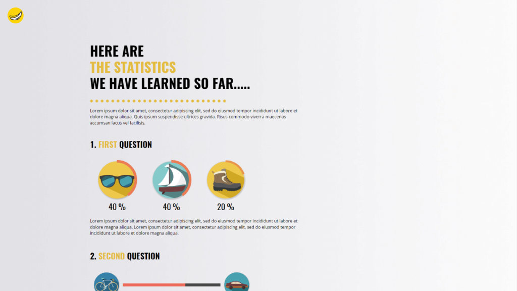 Visual poll with gated results template by Dot.vu