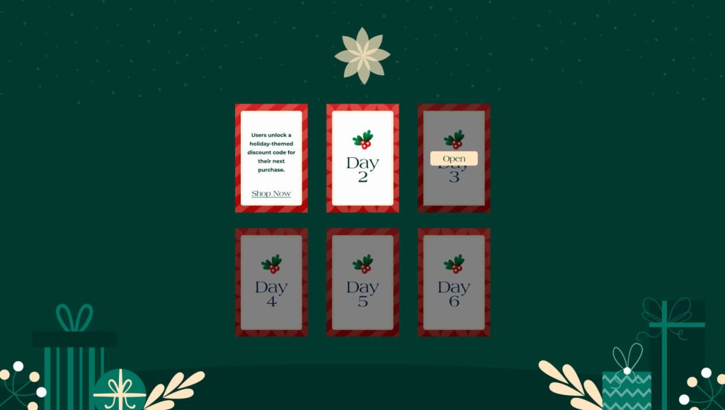 Christmas Daily Rewards template by Dot.vu