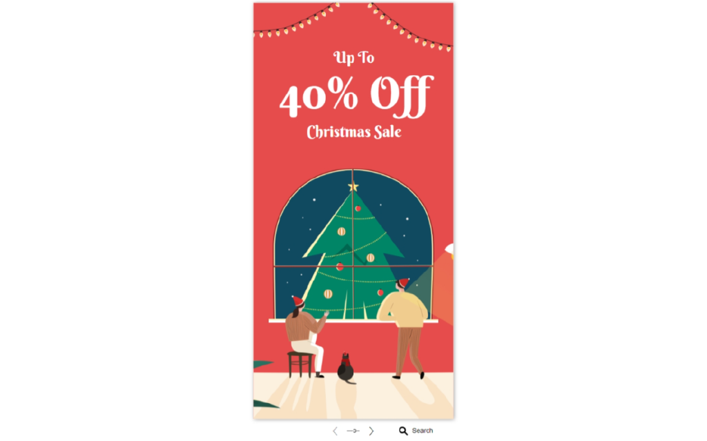 Christmas Sale Flyer Template by Dot.vu