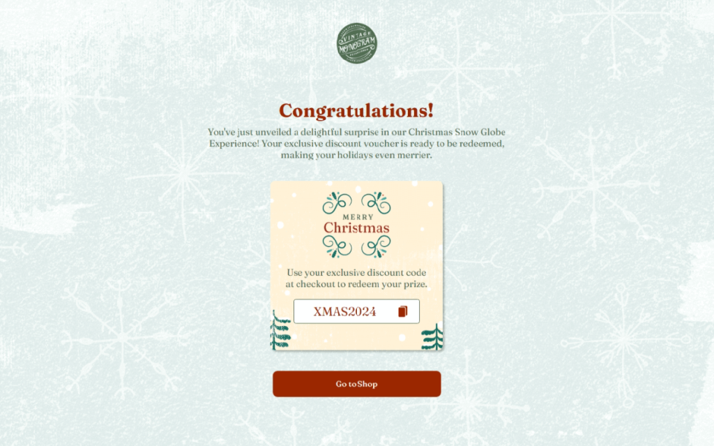 Christmas Discount Card template by Dot.vu