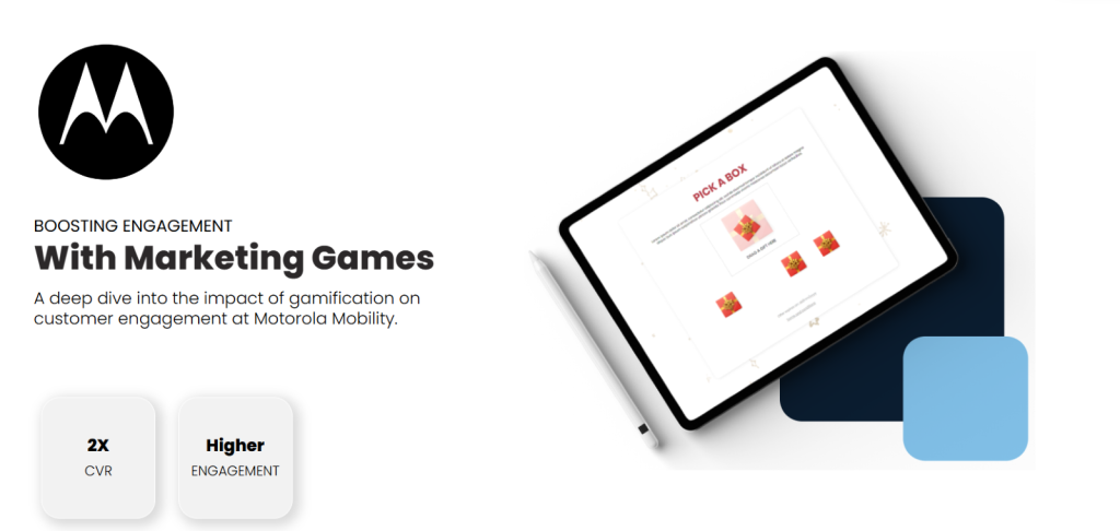 Motorola case study by Dot.vu and how gamification can be used an inbound marketing tool