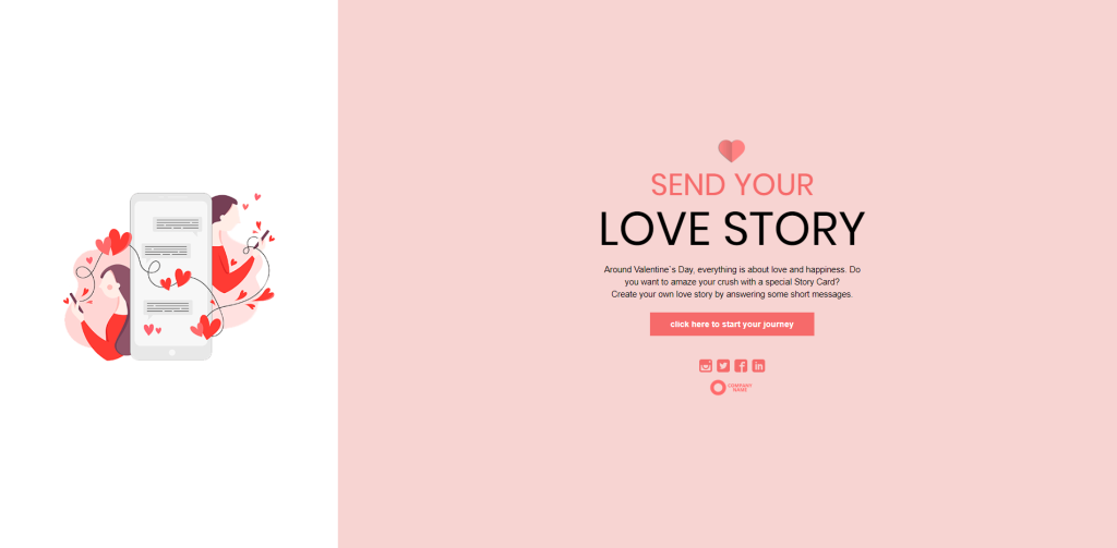 Valentine's Day Personalized Story Template