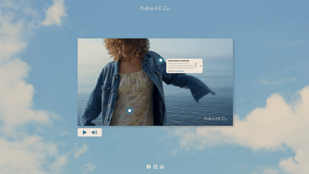 Summer Shoppable Video - Summer Campaign Ideas