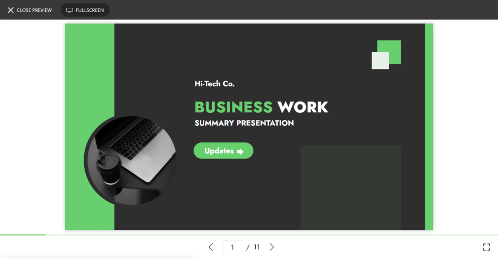Interactive Presentations Preview