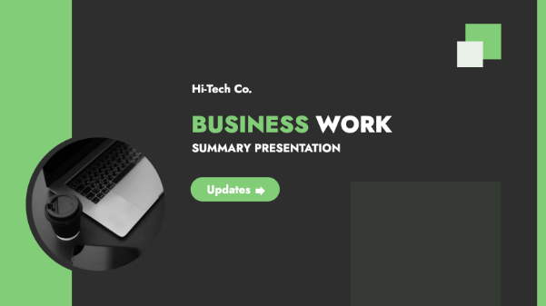 Business Work Summary Presentation