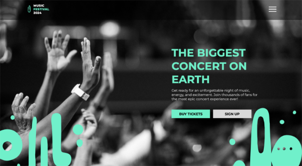 Event Landing Page