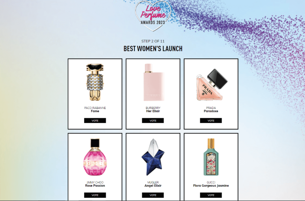 Perfume Shop - Perfume Awards