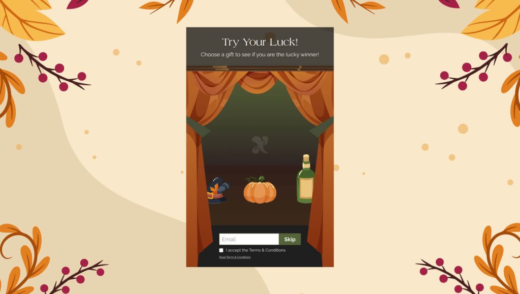 Thanksgiving Mystery Picker Template by Dot.vu