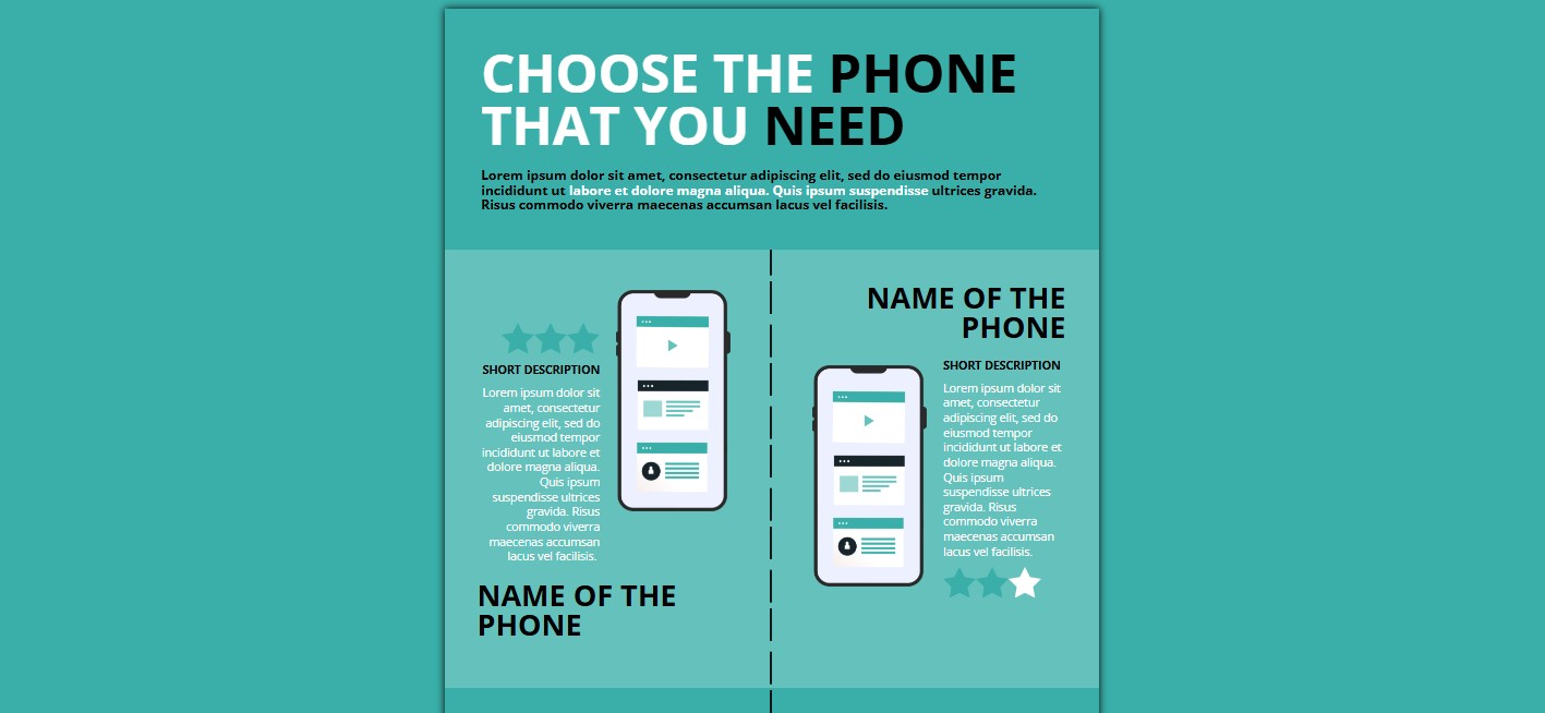 Product Comparison Infographic