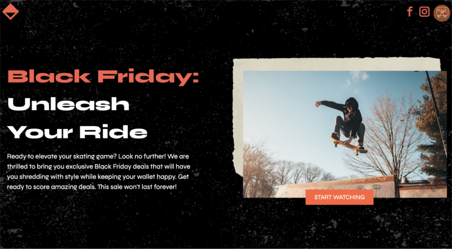 Black Friday - Shoppable Video