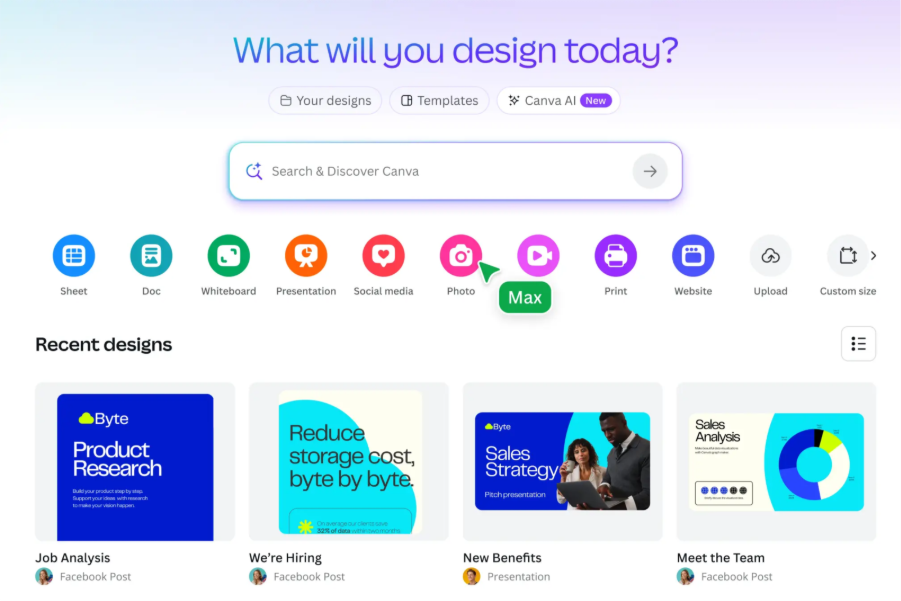 Canva - Content Marketing Tool