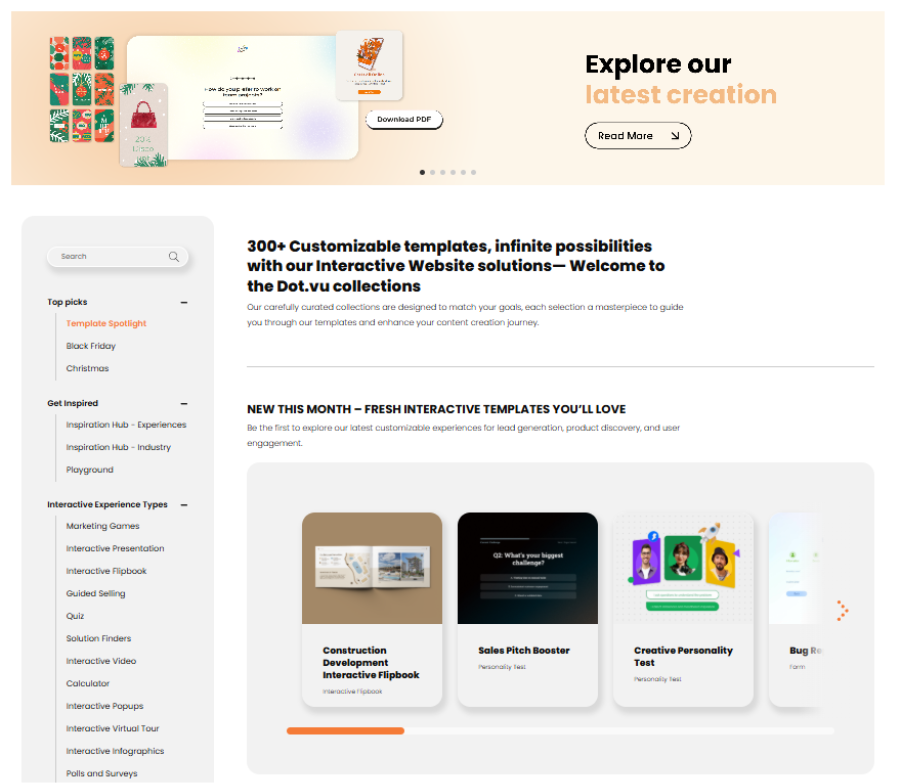 Dot.vu - Interactive Content Marketing Tool